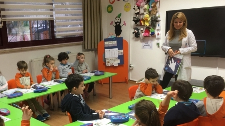 Bahçelievler Okul Öncesi Yıldızlar Grubu Okuma Yazmaya Hazırlık Eğitiminde