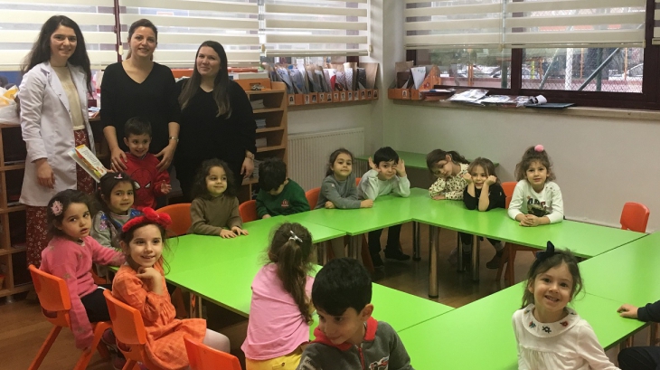 Bahçelievler Okyanus Koleji Okul Öncesi Deniz Yıldızı Grubu Aile Katılımı Etkinliğinde