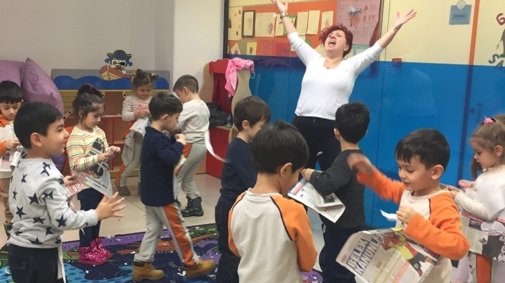 Bahçelievler Okyanus Koleji Okul Öncesi Mercan Grubu Öğrencileri Drama Eğitiminde