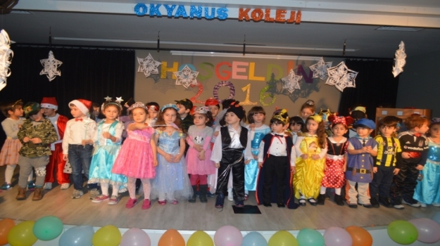 Bahçelievler Okyanus Okul Öncesi  Öğrencileri Kostüm Partisi ile Yeni Yıla Merhaba Dedi