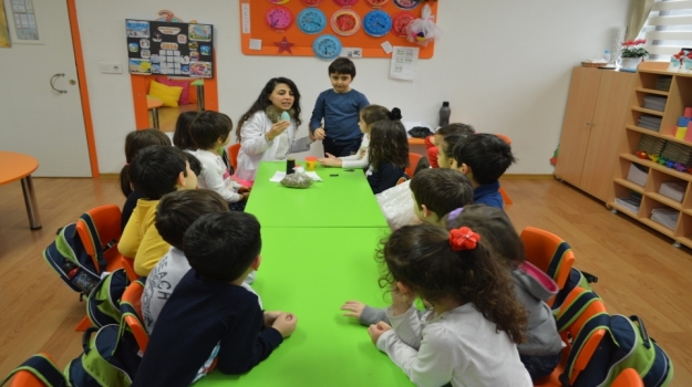 Bahçelievler Okyanus Okul Öncesi Gezegenler Grubu Fen ve Doğa Dersinde