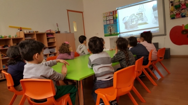 Bahçelievler Okyanus Okul Öncesi İnciler Grubu Bilingual Derslerinde Gece Gündüz Nedir? Öğreniyor