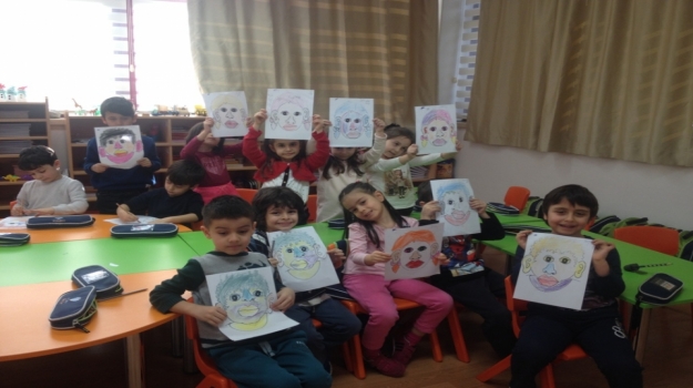 Bahçelievler Okyanus Okul Öncesi Öğrencileri Dil Kulübü Almanca Dersinde