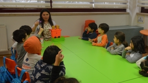 Bahçelievler Okyanus Okul Öncesi Yıldızlar Grubu Matematik Dersinde
