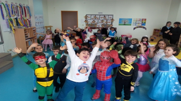 Bahçeşehir Okyanus Koleji Anaokulu Öğrencileri Kostüm Partisi