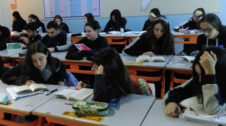 Bahçeşehir Okyanus Koleji Ortaokul Kademesi Kitap Okuma Etkinliği