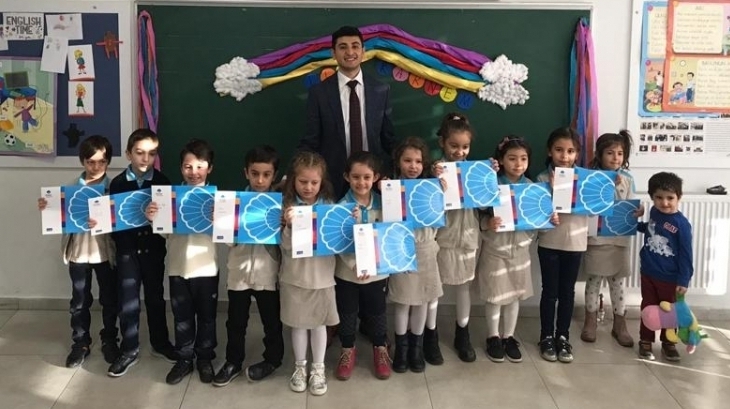 Bayrampaşa Okyanus Koleji 1-A Sınıfı Öğrencilerimizin Karne Sevinci