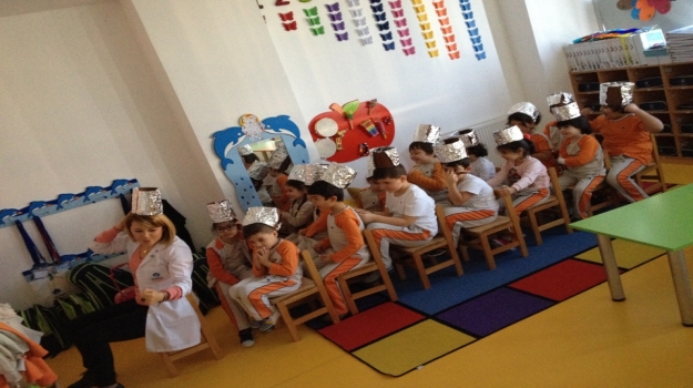 Beykent  Okyanus  Koleji  Okul  Öncesi  Güneş  Sınıfı  Gezegenleri  Eğlenceli  Oyunlar  Eşliğinde Öğreniyor.