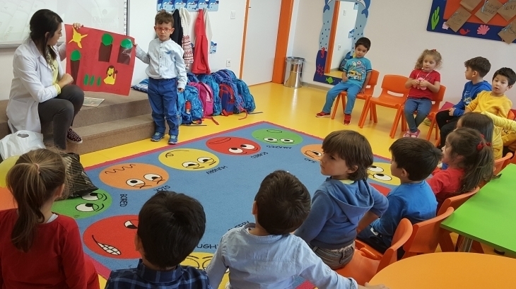 Beykent Okyanus Koleji Okul Öncesi Balıklar  Grubu Öğrencileri Proje  Etkinliğinde