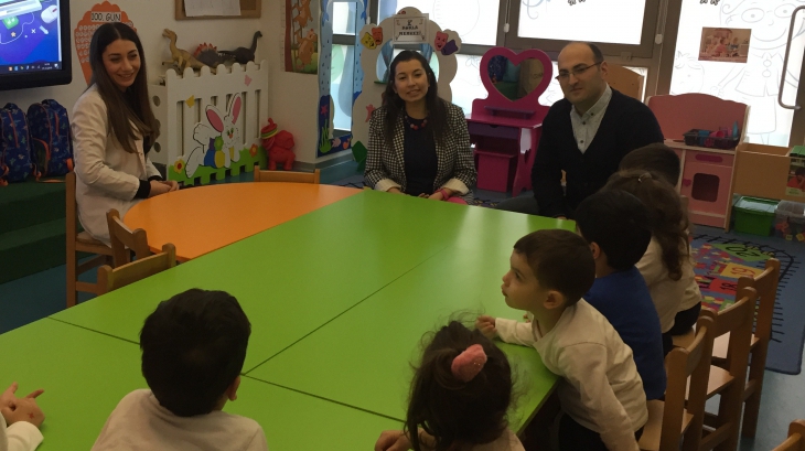 Beykent  Okyanus Koleji Okul Öncesi Çiçekler Grubu Aile Katılımı Etkinliğinde