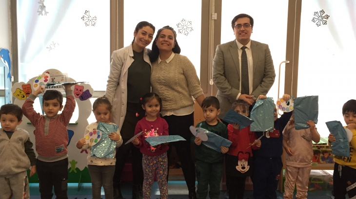 Beykent  Okyanus Koleji Okul Öncesi Çiçekler Grubu Aile Katılımı Etkinliğinde.