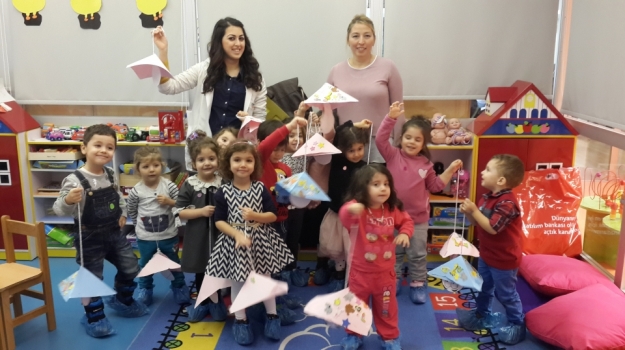 Beykent Okyanus Koleji Okul Öncesi Çiçekler Grubu Öğrencileri Aile Katılımı Etkinliğinde