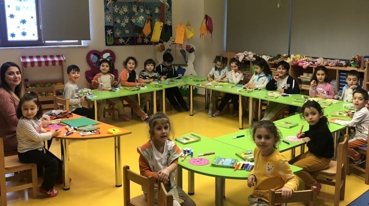 Beykent  Okyanus Koleji Okul Öncesi Gökkuşağı  Grubu  Aile Katılım  Etkinliğinde