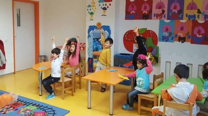 Beykent Okyanus Koleji Okul Öncesi Güneş  Grubu Öğrencileri Oyun Etkinliğinde