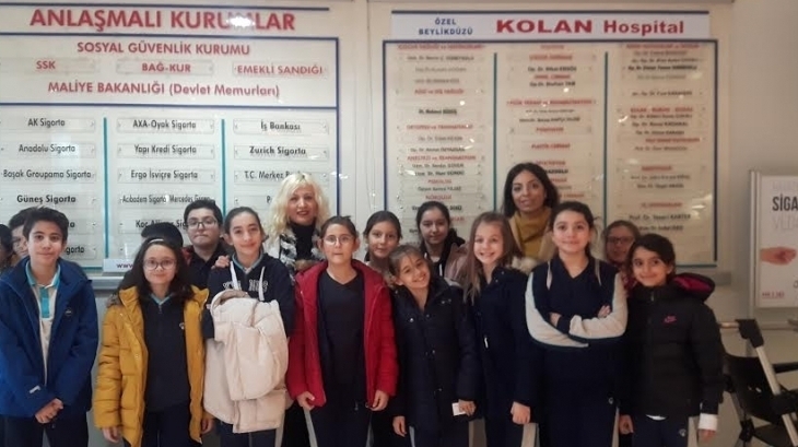 Beykent Okyanus Koleji Ortaokulunda "Gelecekte Bir Gün, Meslekte İlk Gün" Projesi