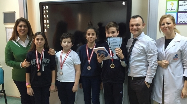 Beylikdüzü Okyanus Ortaokulu 5-6. Sınıf NÖS-2 ve 7.Sınıflar LKS-2 Madalyaları Verildi