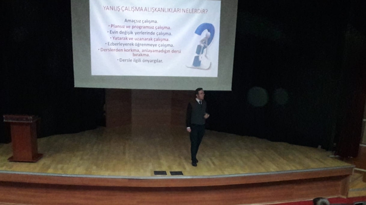 Beylikdüzü Okyanus Ortaokulu "7. Sınıf Öğrencilerimize Verimli Çalışma Alışkanlıkları Konulu Sunum Yapıldı"