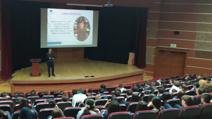 Beylikdüzü Okyanus Ortaokulu ''8.Sınıf Öğrencilerimize Sınav Stresi Yönetimi Konulu Sunum Yapıldı''