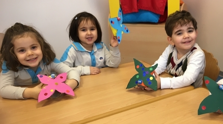 Bornova Okyanus Koleji Okul Öncesi Yunuslar Grubu Öğrencilerimiz Sanat Etkinliğinde