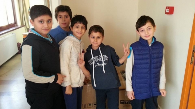 Bahçelievler Okyanus Koleji Dünya İyilik Günü'nde Hakkari'deki Kardeşlerini Unutmadı