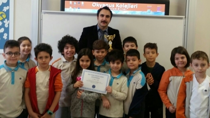 Eryaman Okyanus Koleji İlkokul Kademesi Haftanın Örnek Sınıfı 3-A Oldu