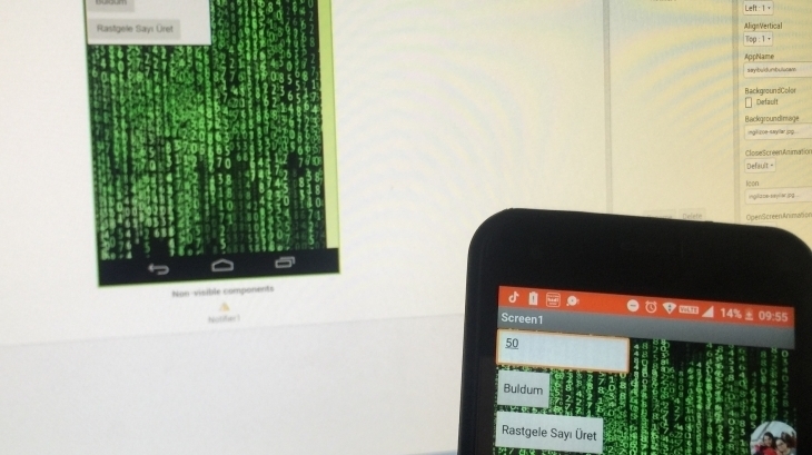 Eryaman Okyanus Koleji Öğrencileri Android ile Mobil Uygulama Geliştirerek "Sayı Bulmaca Oyunu" Yaptılar.
