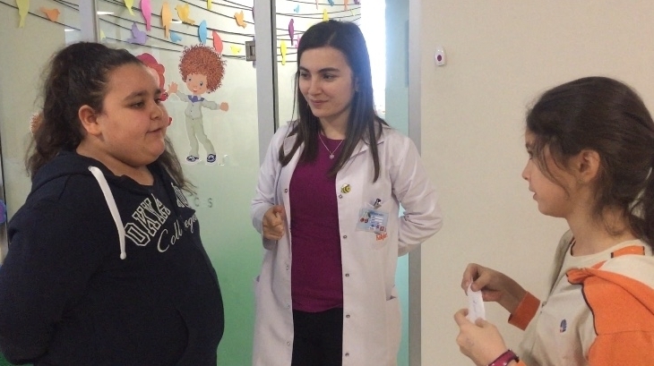 Eryaman Okyanus Koleji Öğrencileri İngilizce Koridor Etkinliğinde