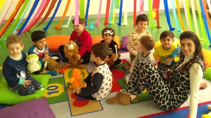 Eryaman Okyanus Koleji Okul Öncesi Kademesi Pijama Partisinde