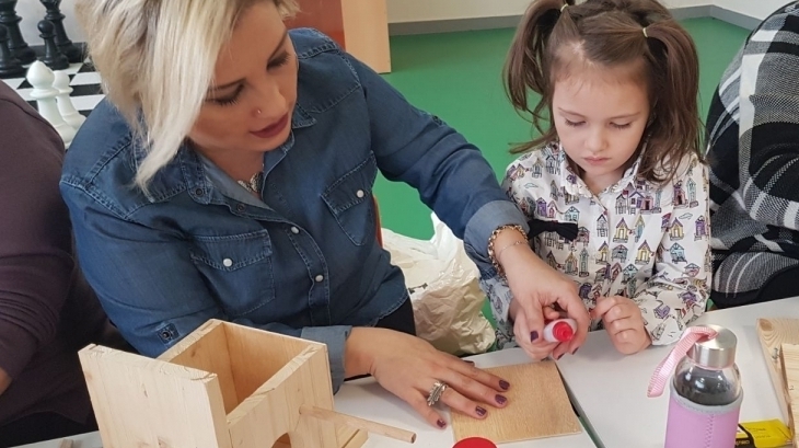 Eryaman Okyanus Koleji  Okul Öncesi Kademesi Kuş Evi Projesinde