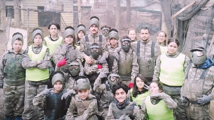Eryaman Okyanus Koleji 7-B Sınıfı Paintball Etkinliğinde