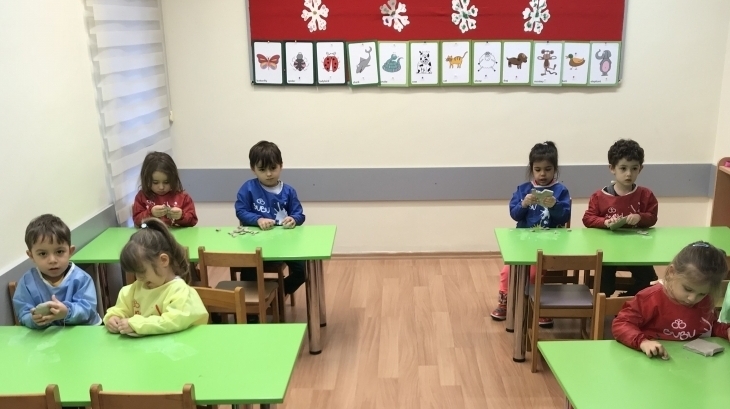 Fatih Okyanus Koleji Kuşlar Grubu Sanat Dersinde