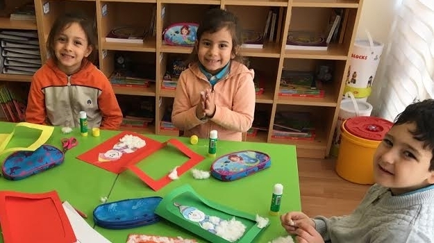 Fatih Okyanus Koleji Okul Öncesi Almanca Dil Kulübü Dersinde