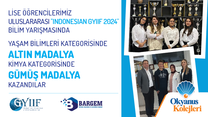 GLOBAL YOUTH INVENTION AND INNOVATION FAIR 2024'DE OKYANUS KOLEJİ ÖĞRENCİLERİ DÜNYA BİRİNCİSİ VE DÜNYA İKİNCİSİ!