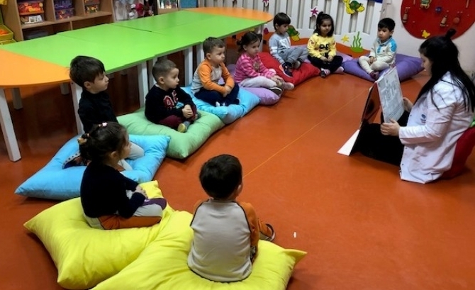 Güneşli Okyanus Koleji Okul Öncesi Rüzgarlar Grubu Türkçe Dil Etkinliği Dersinde