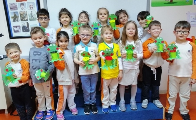 Güneşli Okyanus Koleji Okul Öncesi Yıldızlar Grubu Sanat Etkinliğinde