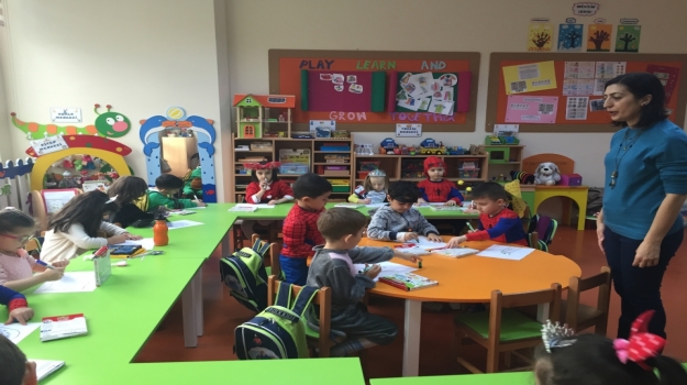 Güneşli Okyanus Koleji Okul Öncesi Yıldızlar Grubu Drama Dersinde
