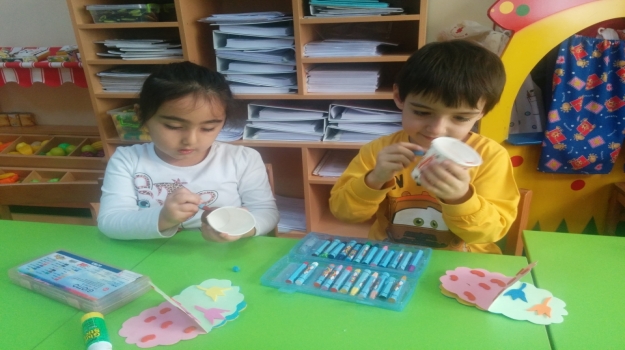 Güneşli Okyanus Koleji Okul Öncesi Yunuslar Sınıfı 4 Mevsim Etkinliğinde