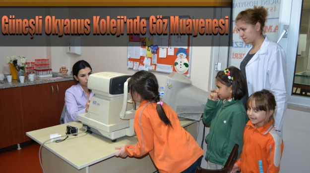 Güneşli Okyanus'ta Göz Muayenesi