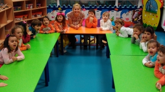 Halkalı Okul Öncesi  Yunuslar Grubu Aile Katılımında.