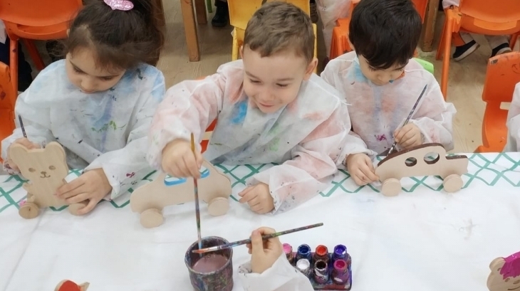 Halkalı Okul Öncesi  B ve C Grubu Öğrencileri “Elika Oyuncak Atölyesinde.”