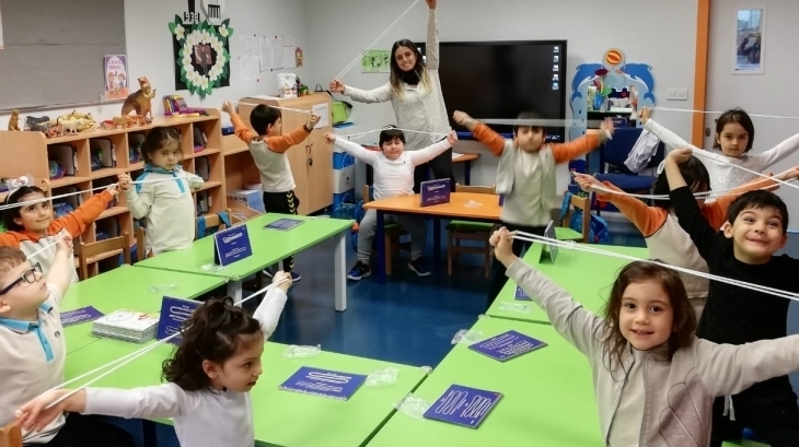 Halkalı Okul Öncesi Gökkuşağı Grubu Öğrencileri Düşünce Becerileri Dersinde
