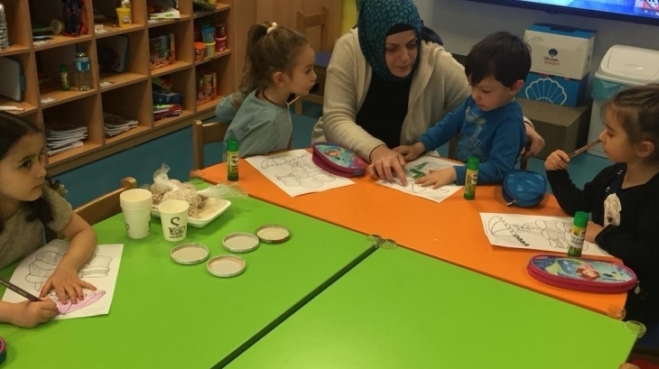 Halkalı Okul Öncesi Kuşlar  Grubu Öğrencileri Aile Katılımı Etkinliğinde