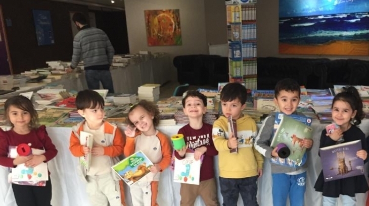 Halkalı Okul Öncesi  Öğrencileri Kitap Fuarında.