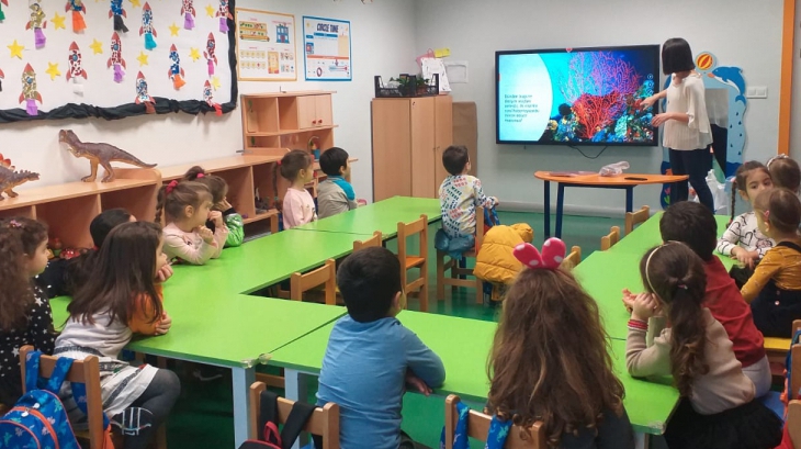 Halkalı Okyanus Koleji Okul Öncesi Mercanlar Grubu Aile Katılımı Etkinliğinde