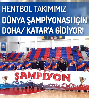 Hentbolda Türkiye Şampiyonuyuz!