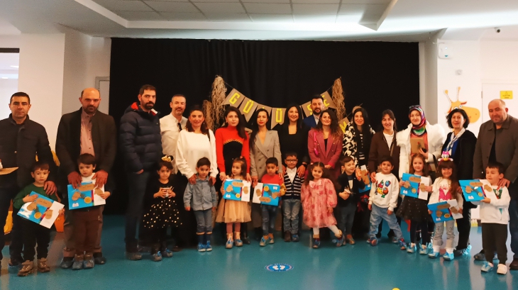 İncek Okyanus Anaokulu Öğrencileri 1. Dönem Karne Heyecanı Yaşıyor
