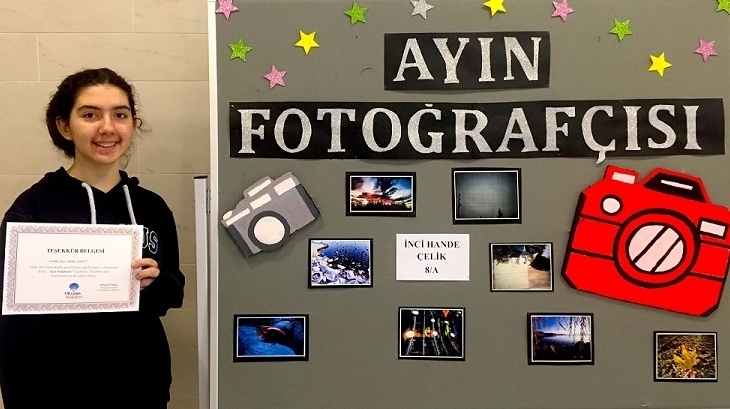 İncek Okyanus Koleji Aralık Ayı Fotoğrafçısını Seçti