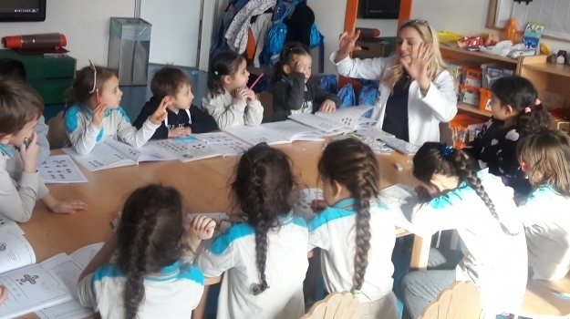 İncek Okyanus Koleji Yıldızlar Grubu Matematik Dersinde