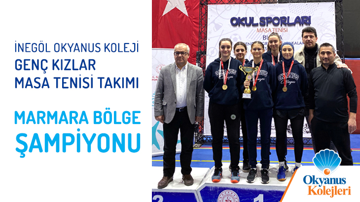 inegöl Okyanus Koleji Genç Kızlar Masa Tenisi Takımı