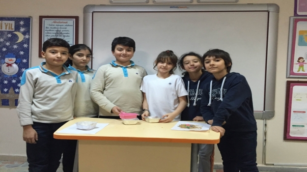 Güneşli Okyanus Koleji 4. Sınıf Öğrencilerinin Karışım ve Ayrıştırma Deneyi